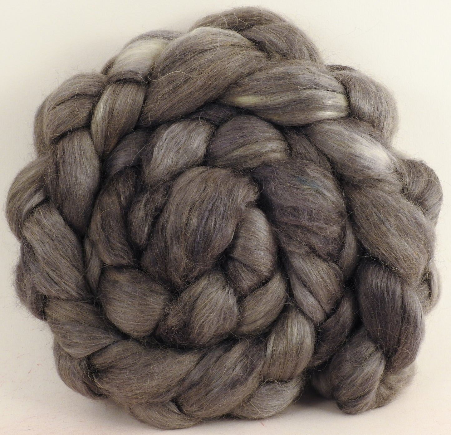 Dove (5.5 oz) - Wensleydale/ Mulberry silk roving (65/35)