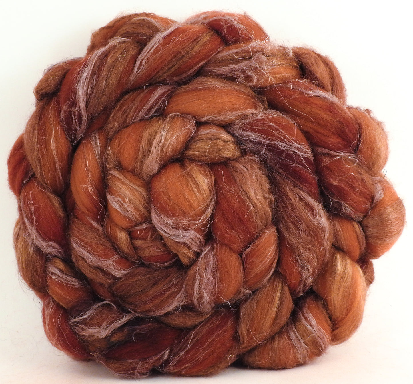 Russet (6 oz) - Merino/ Tussah Silk/ Natural Flax (50/25/25)