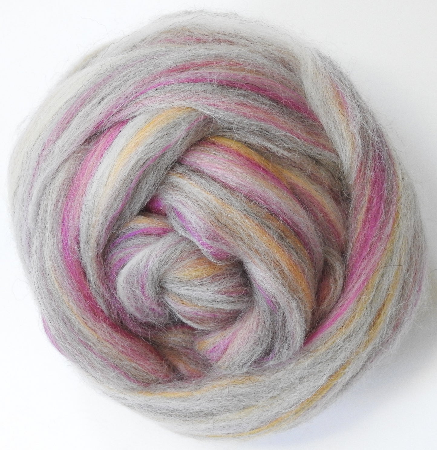 Candytuft - Custom Blended Top- Shetland/ BFL/ Bio-Nylon ) (50/25/25)