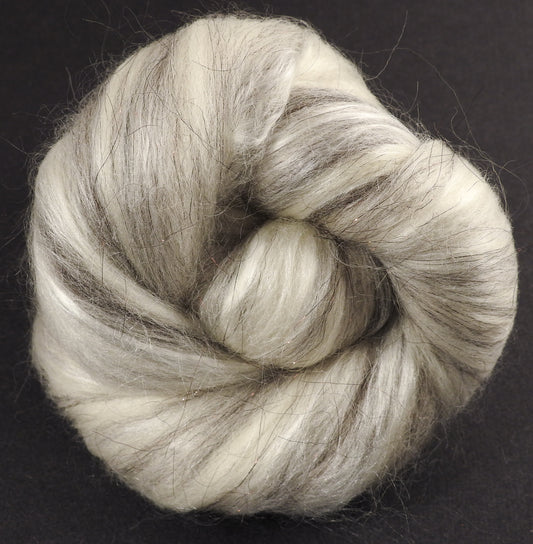 Minas Tirith - Bfl/ Wensleydale/ Silk/ Gotland / Bronze Stellina (30/25/25/15/5)