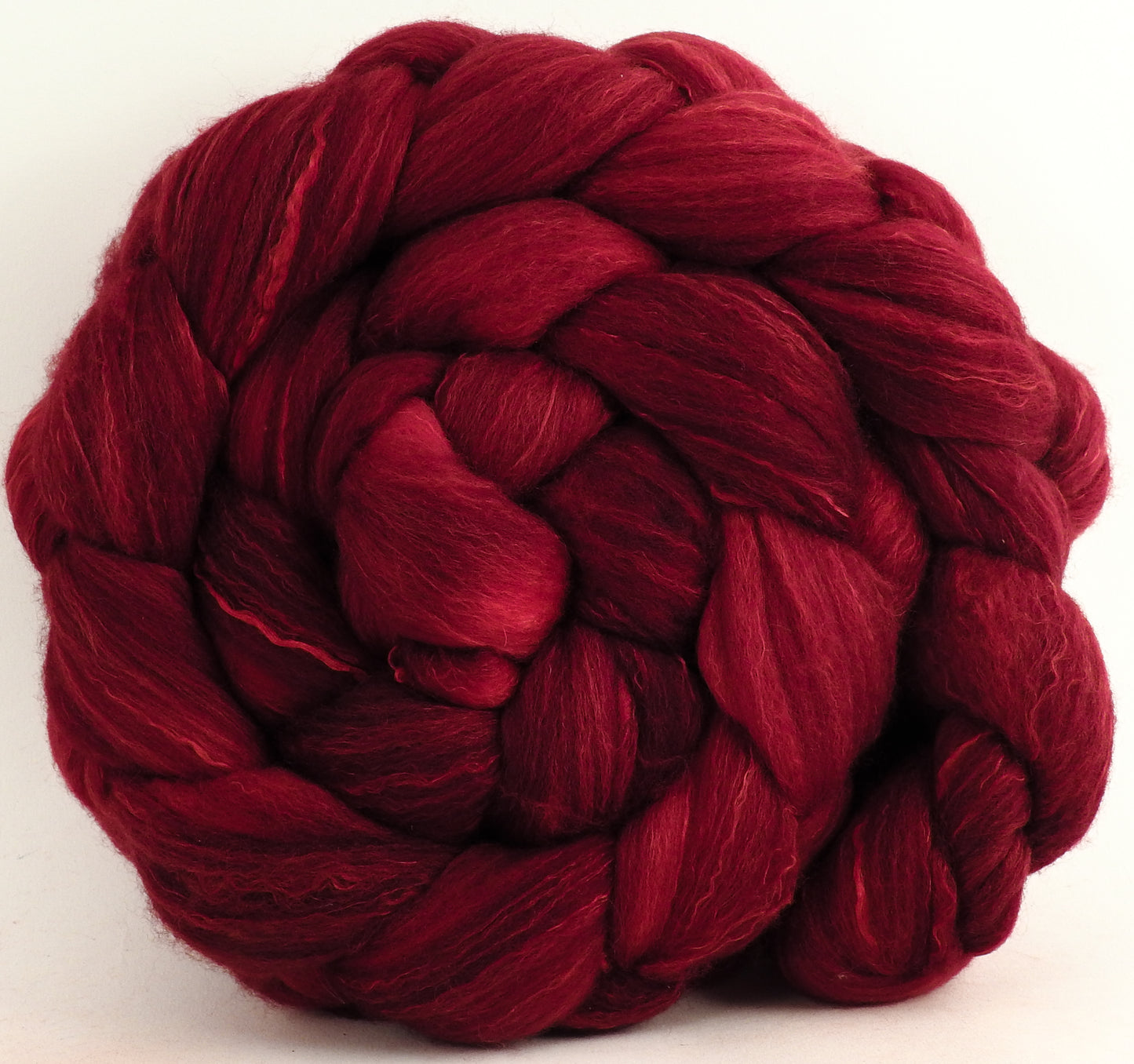 Crimson (5.2 oz) - Organic Polwarth / Tussah silk (80/20)