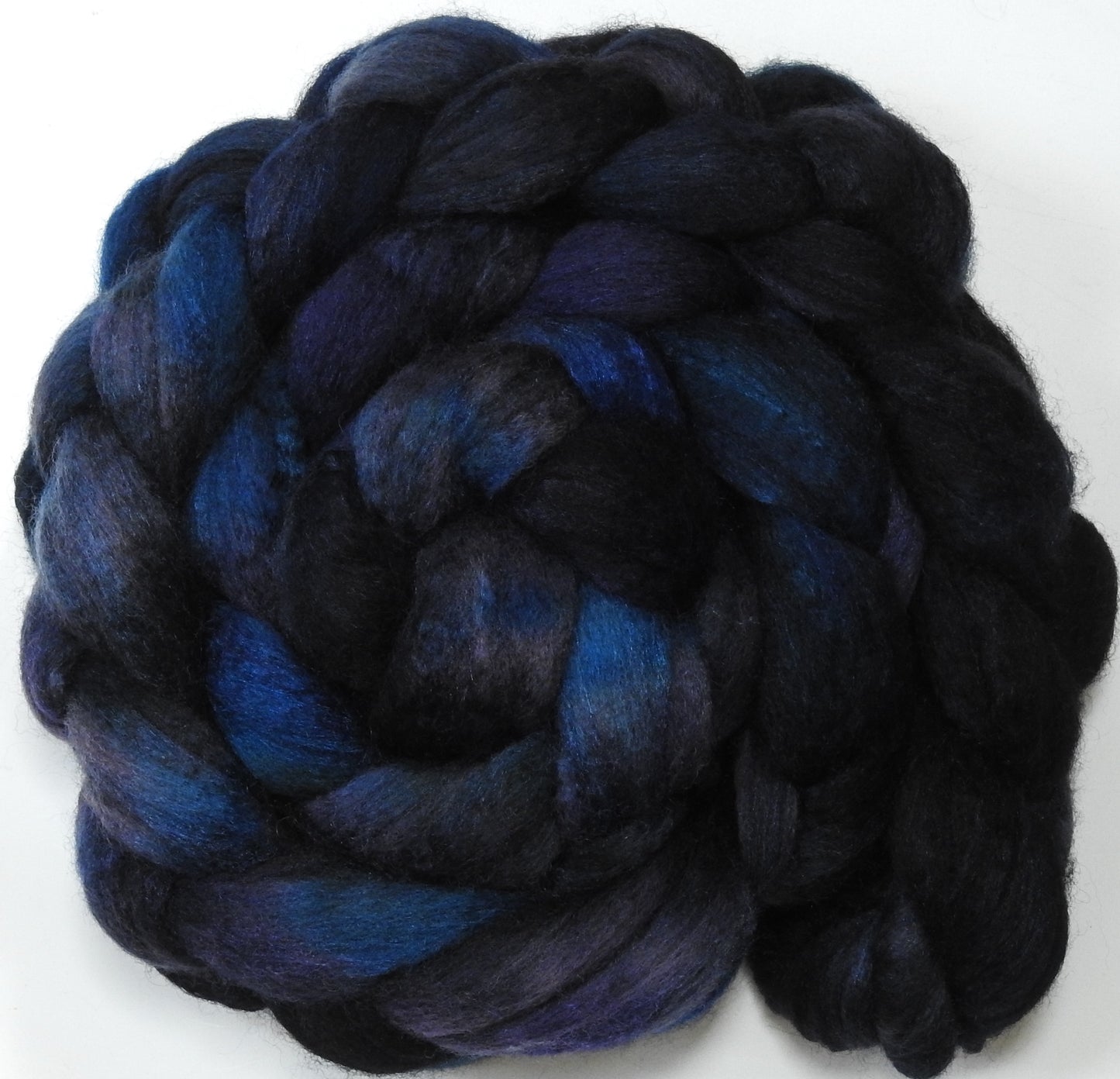 Raven (5.3 oz) - Blue-faced Leicester/ Tussah Silk (75/25)
