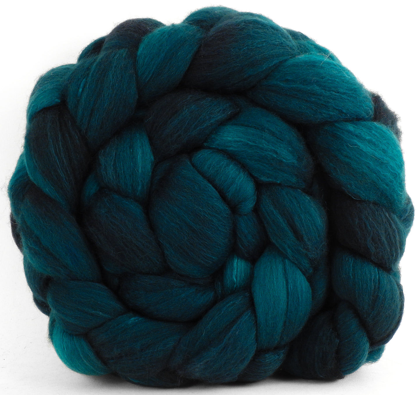 RESERVED for JONIG2- Blue Spruce (5 oz) - Organic Polwarth / Tussah silk (80/20)