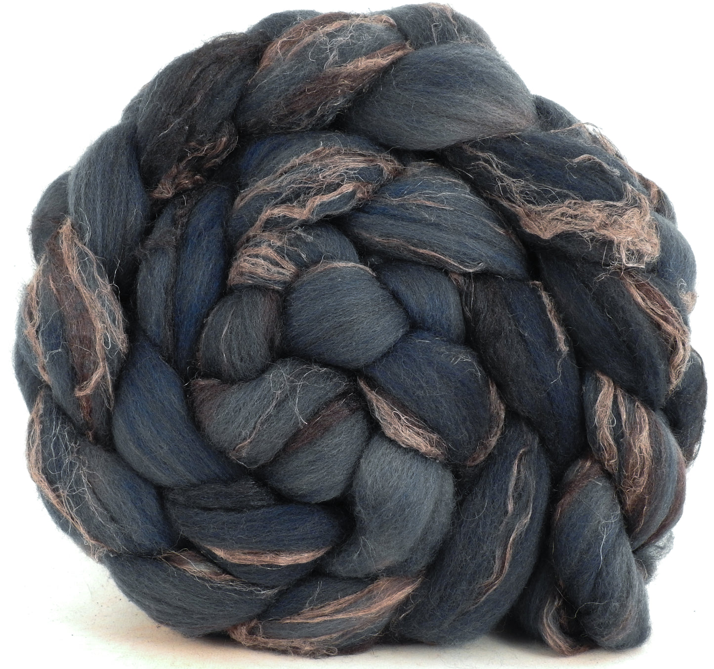 Licorice (5.9 oz) - Merino/ Tussah Silk/ Natural Flax (50/25/25)