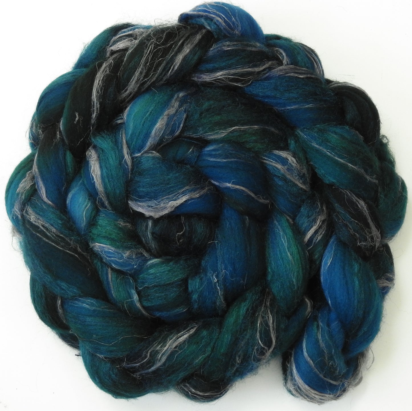 Maelstrom (5.7 oz) - Merino/ Tussah Silk/ Natural Flax (50/25/25)