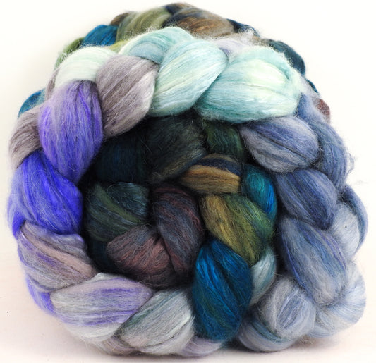 Tempest - Batt in a Braid #5- Merino/ Camel/ silk/ faux cashmere/ firestar (25/25/25/12/12)