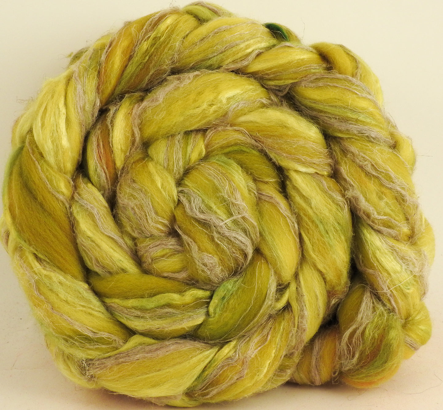 Grellow (5.8 oz) - Merino/ Tussah Silk/ Natural Flax (50/25/25)