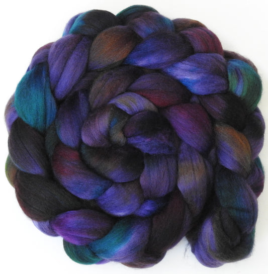 Sherlock (6 oz) Batt in a Braid #56- Superfine Merino/Tussah Silk/ Cashmere (60/25/15)