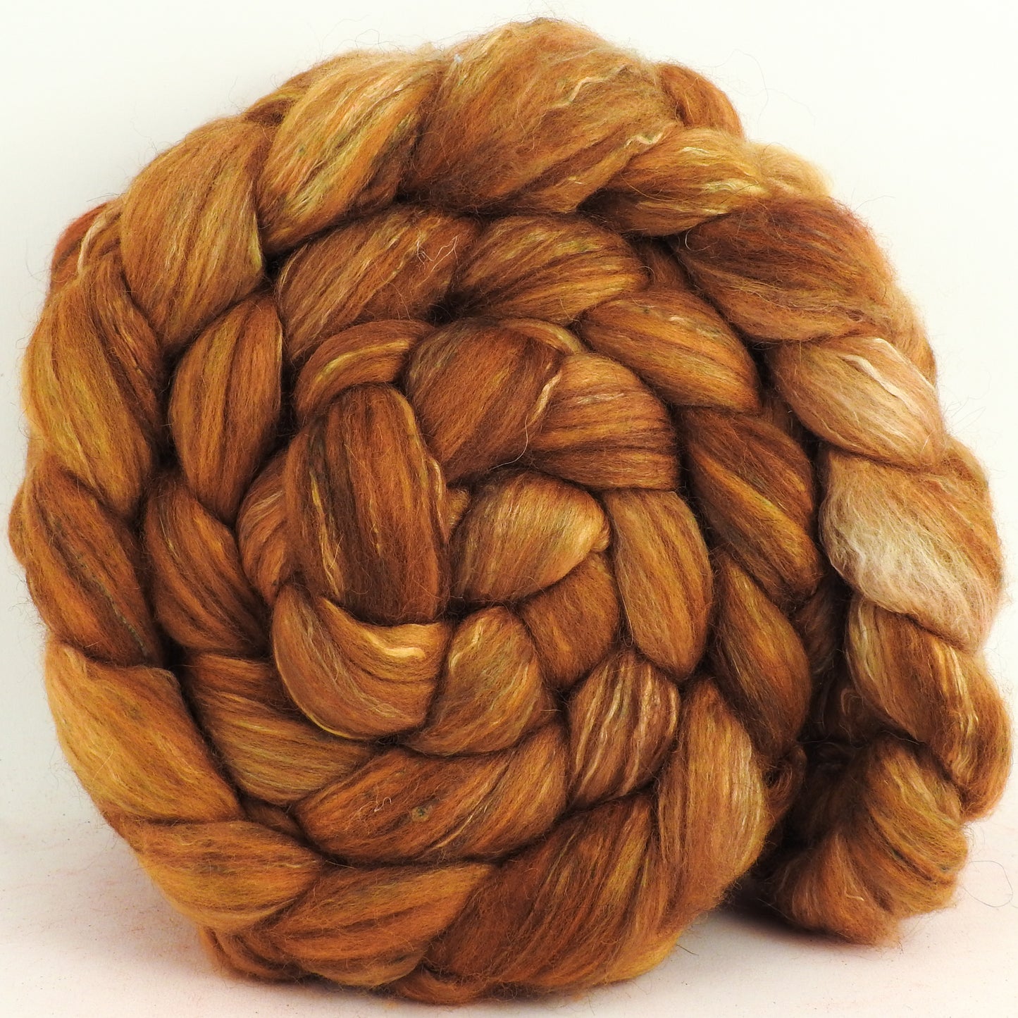 Butterscotch (6 oz) - 18.5 mic merino/ camel/ brown alpaca/ mulberry silk/ (40/20/20/20)