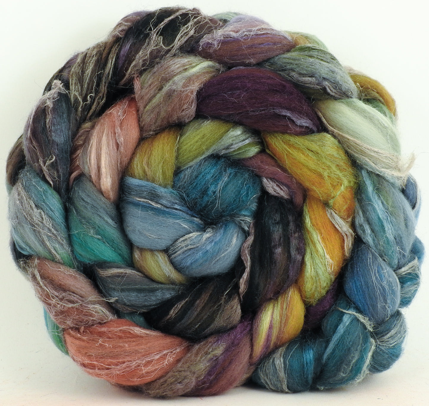 Pebble Mosaic (5.6 oz) - Merino/ Tussah Silk/ Natural Flax (50/25/25)