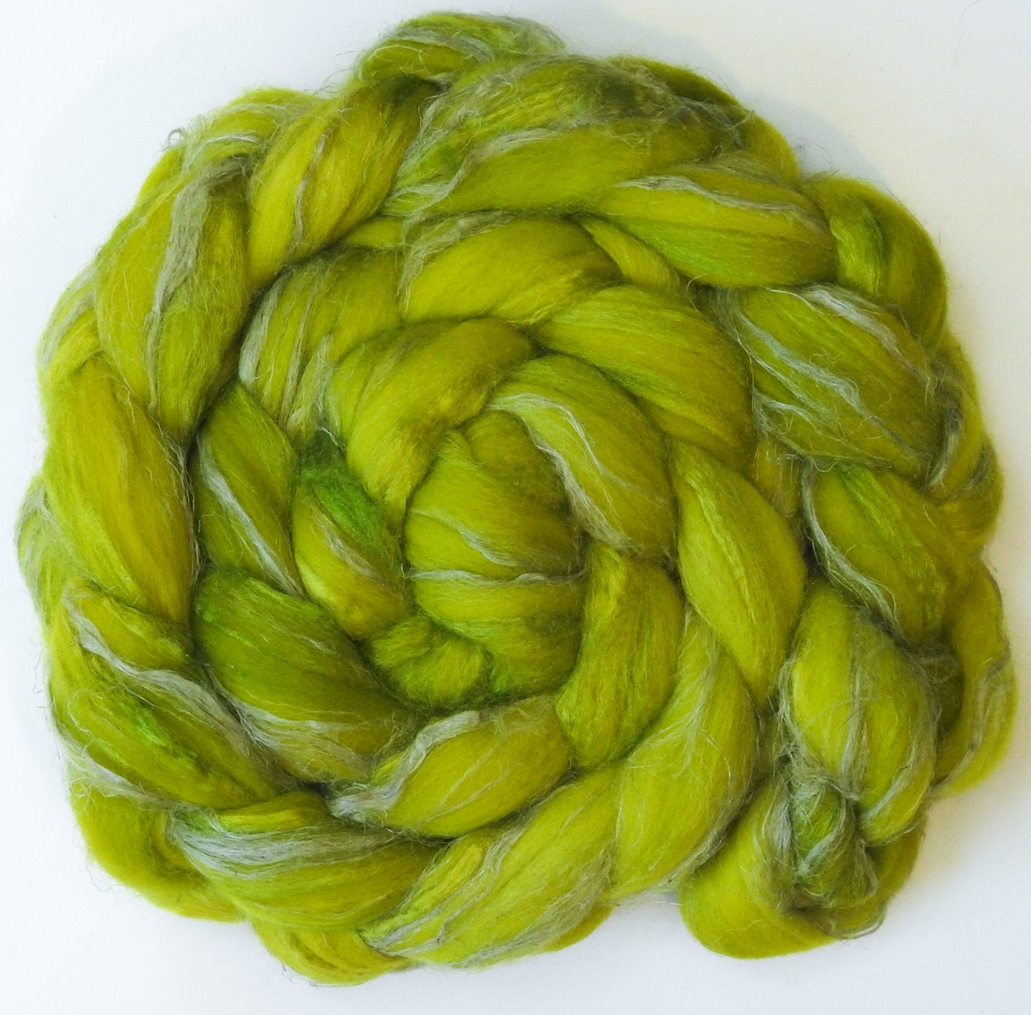 Pollen (5.8 oz)- Glazed Solid - Merino/ Tussah Silk/ Natural Flax (50/25/25)