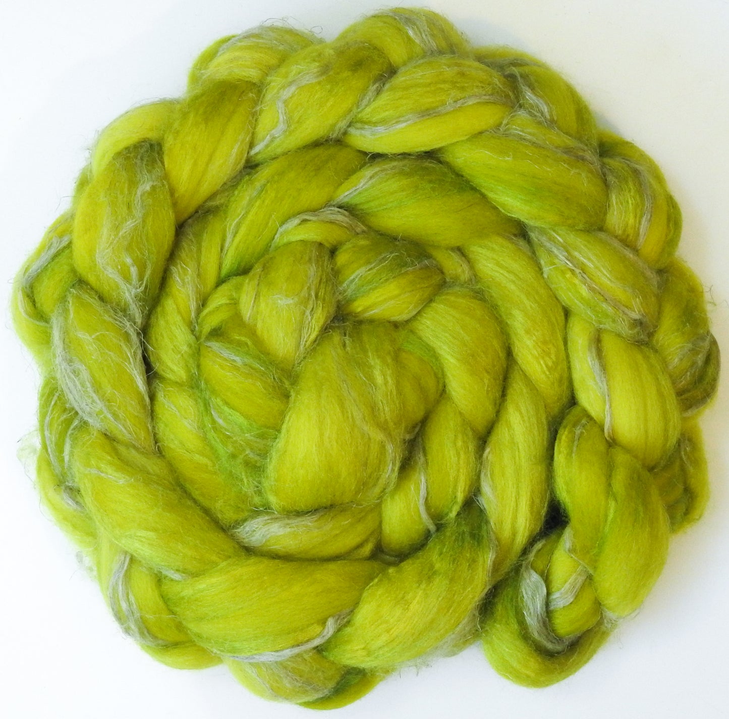 Pollen (5.8 oz)- Glazed Solid - Merino/ Tussah Silk/ Natural Flax (50/25/25)