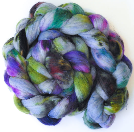Geode (4.2 oz)- 25 micron Merino/ Silk Slubs (70/30)