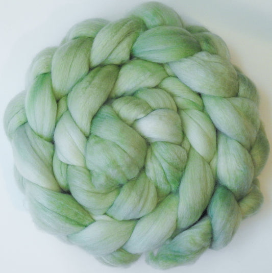 Aloe - Batt in a Braid #56- Superfine Merino/Tussah Silk/ Cashmere (60/25/15)
