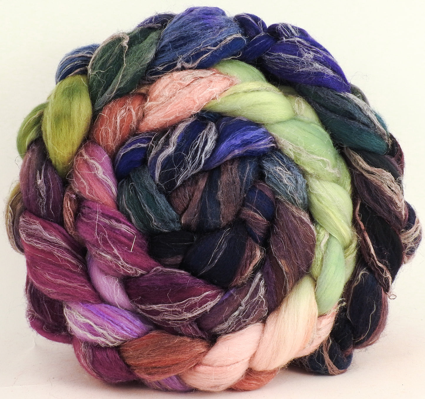 Mission Fig - Merino/ Tussah Silk/ Natural Flax (50/25/25)