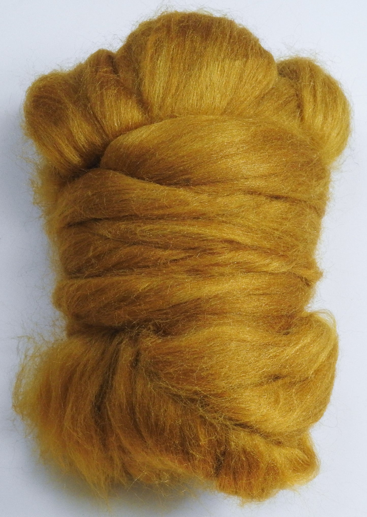 100% Tussah Silk - Saffron (2 oz)