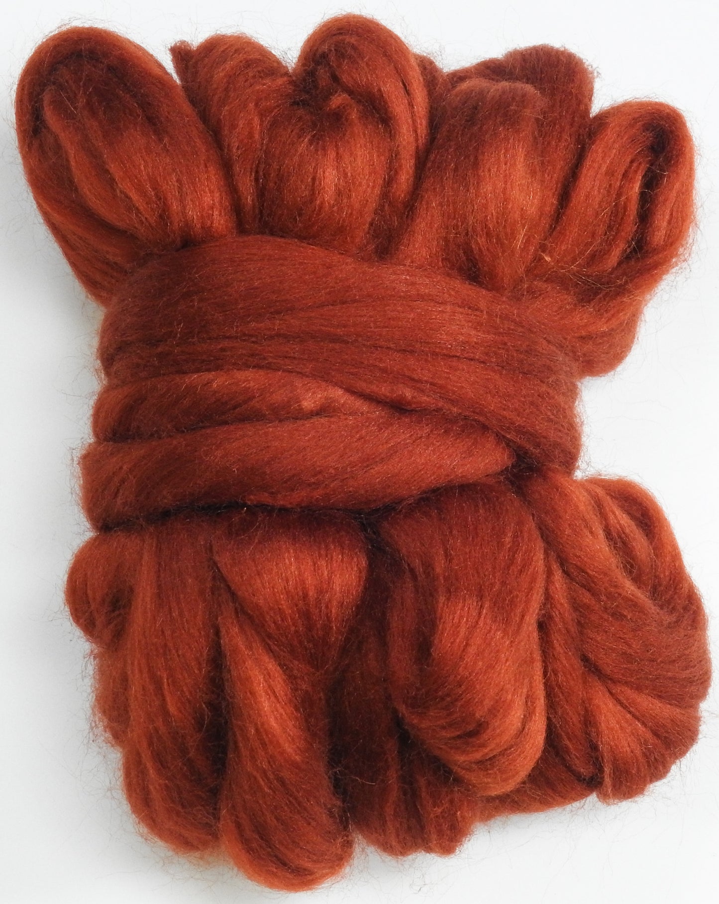 100% Tussah Silk - Rust (2 oz)