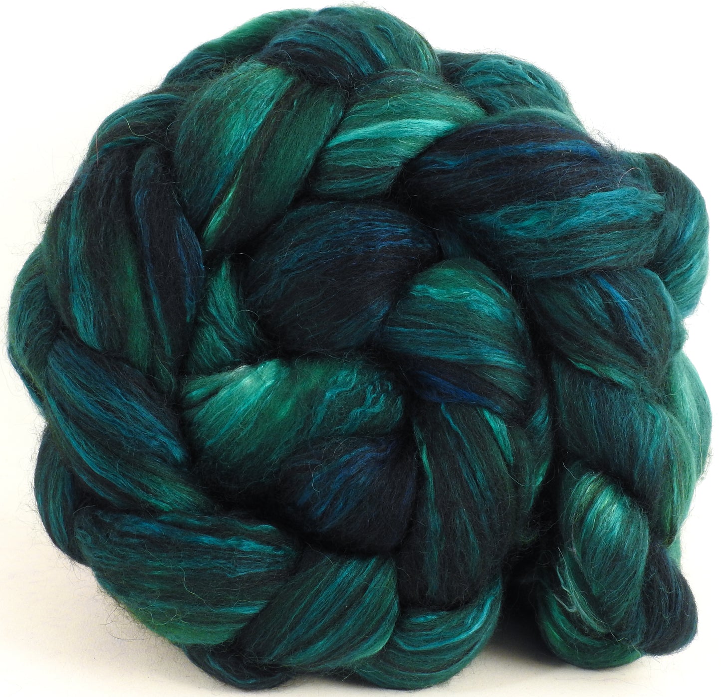 Malachite -(5.8 oz.) Superfine Merino/ Mulberry Silk / Black Baby Alpaca (50/25/25)
