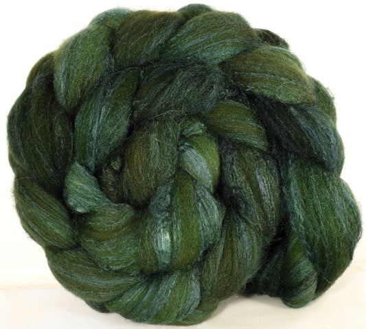 British Southdown/ tussah top (65/ 35) -Zucchini - 5.4 oz. - Inglenook Fibers