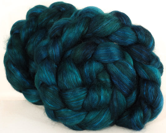 Wensleydale/ mulberry silk roving ( 65/35) -Fairy Pools - (5.3 oz.) - Inglenook Fibers