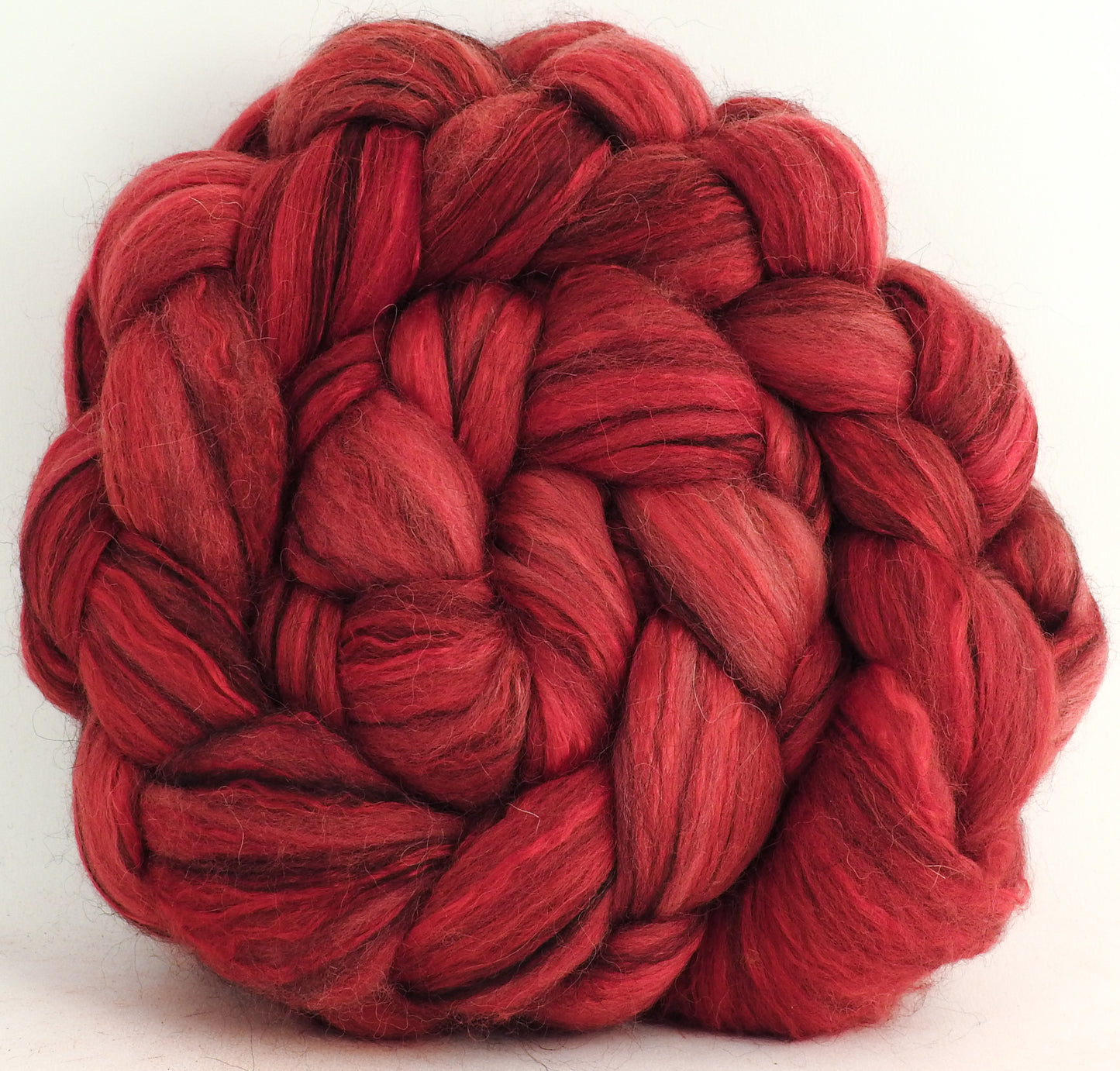 Holly Berry - (6.1 oz.) Superfine Merino/ Mulberry Silk / Black Baby Alpaca (50/25/25)