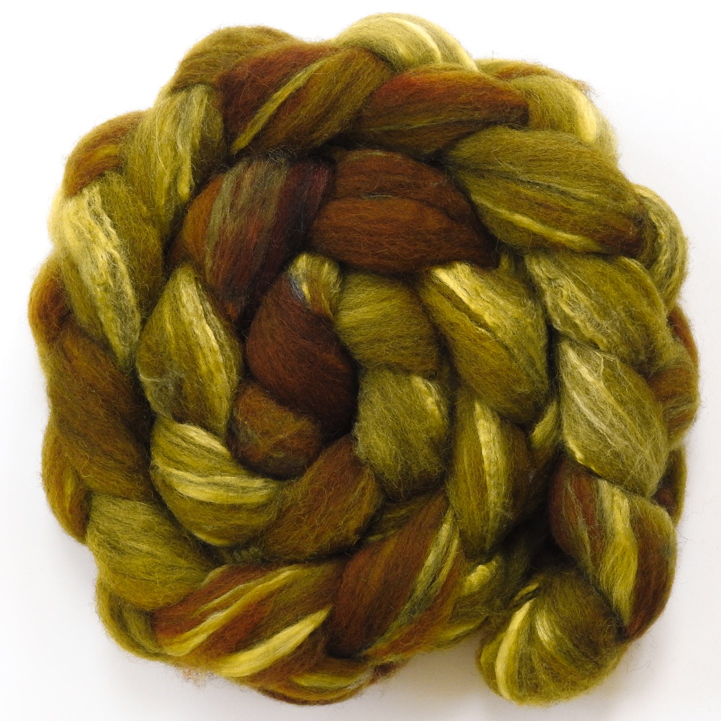 Stoneground Mustard - Grey Shetland/ Tussah Silk (70/30) - (5.4 oz)