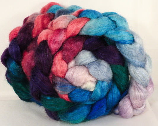 Wensleydale/ mulberry silk roving ( 65/35) -Kangaroo Island - (6.2 oz.) - Inglenook Fibers