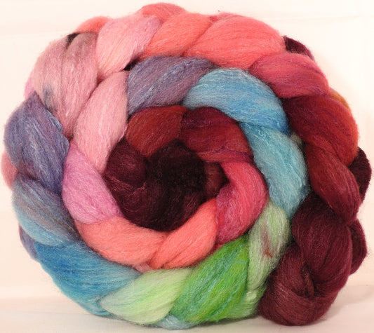 British Southdown/ tussah top (65/ 35) - Outback in Bloom - 5.2 oz. - Inglenook Fibers