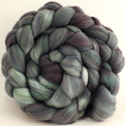 Asphalt (6.1 oz) - Organic Polwarth / Tussah silk (80/20)