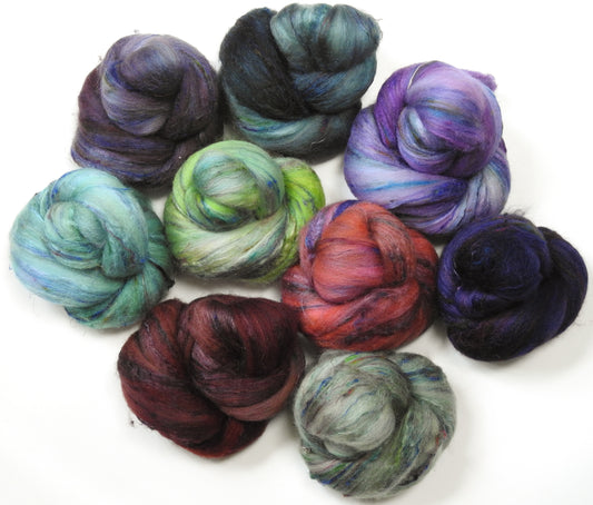 Butterfly Bush - Set - Superfine Merino/ Tussah Silk / Sari Silk (60/25/15)