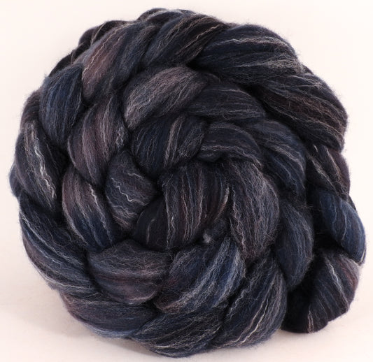 Targhee/silk/ bamboo ( 80/10/10) - Licorice - Inglenook Fibers