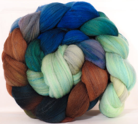 Rambouillet /tussah silk (75/25) - Sea Turtle (6.5 oz.) - Inglenook Fibers