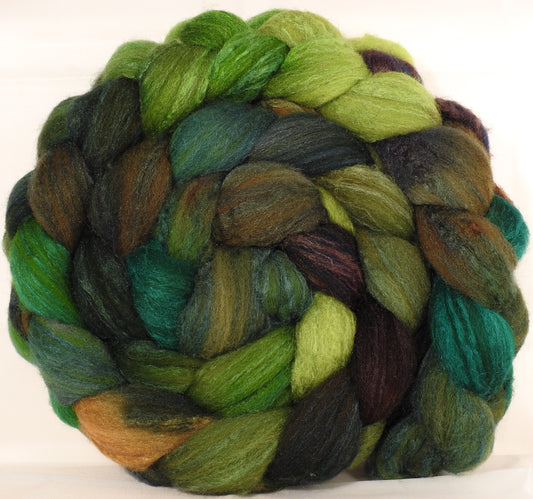 British Southdown/ tussah top (65/ 35) -Mossy - 5.4 oz. - Inglenook Fibers