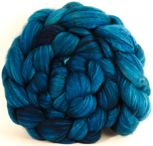 Mariner (6.4 oz) - Batt in a Braid #5- Merino/ Camel/ silk/ faux cashmere/ firestar (25/25/25/12/12)