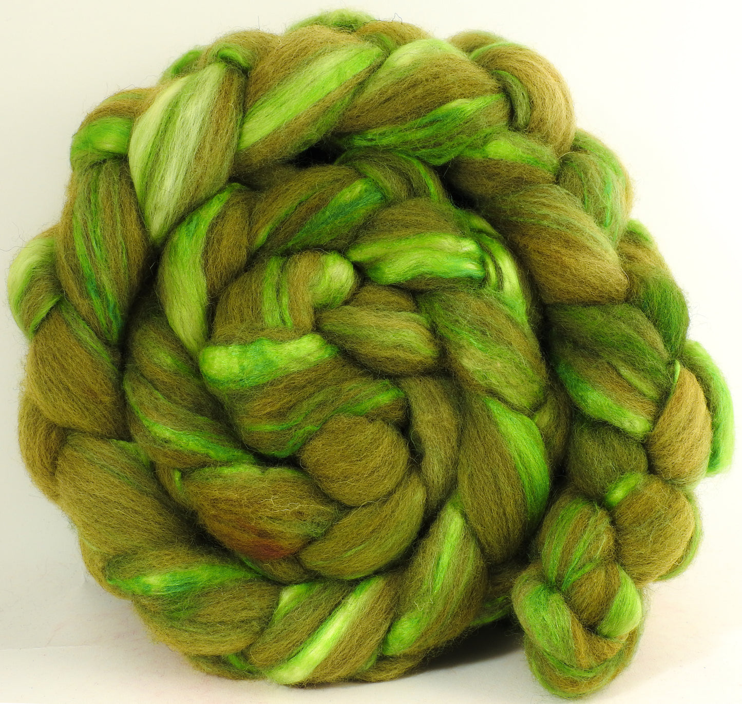 Chlorophyll (6.1 oz) - Grey Shetland/ Tussah Silk (70/30)