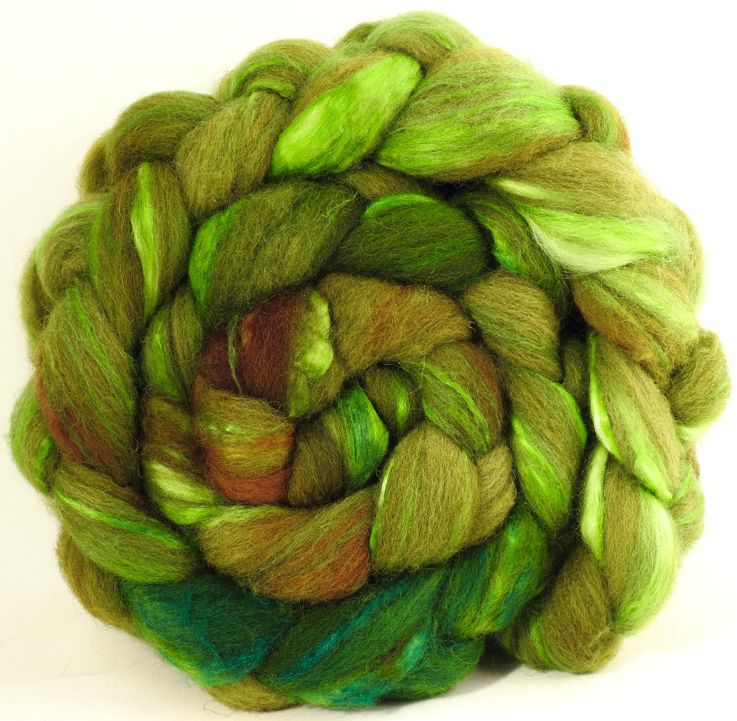 Chlorophyll (6.1 oz) - Grey Shetland/ Tussah Silk (70/30)