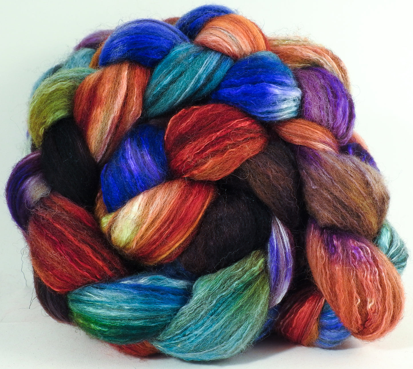 Christmas Market - Humbug Shetland/ Mulberry Silk (75/25)