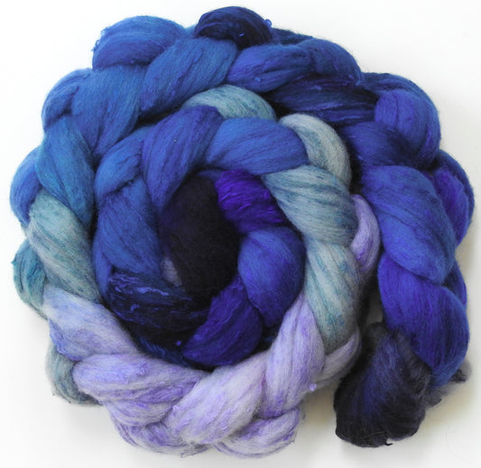 Blue Jay (5.2 oz)- 25 micron Merino/ Silk Slubs (70/30)