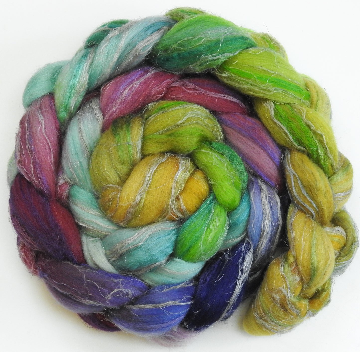 Pasque Flower - Merino/ Tussah Silk/ Natural Flax (50/25/25)