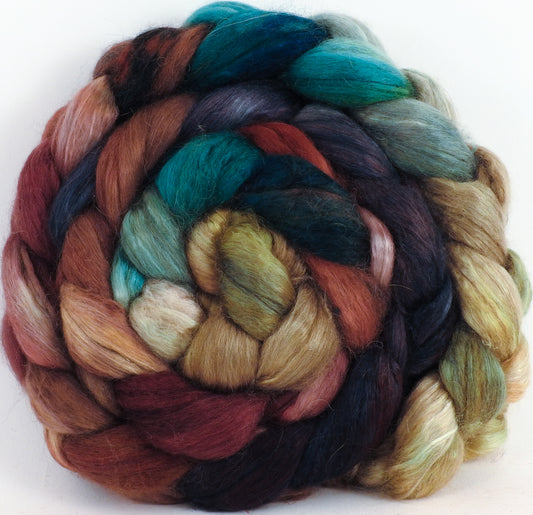 Baby camel/ tussah silk top  (50/50) - Toadstools - (4.1 oz) - Inglenook Fibers