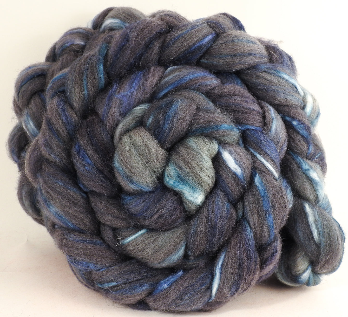 Porpoise (6 oz) - Grey Shetland/ Tussah Silk (70/30)