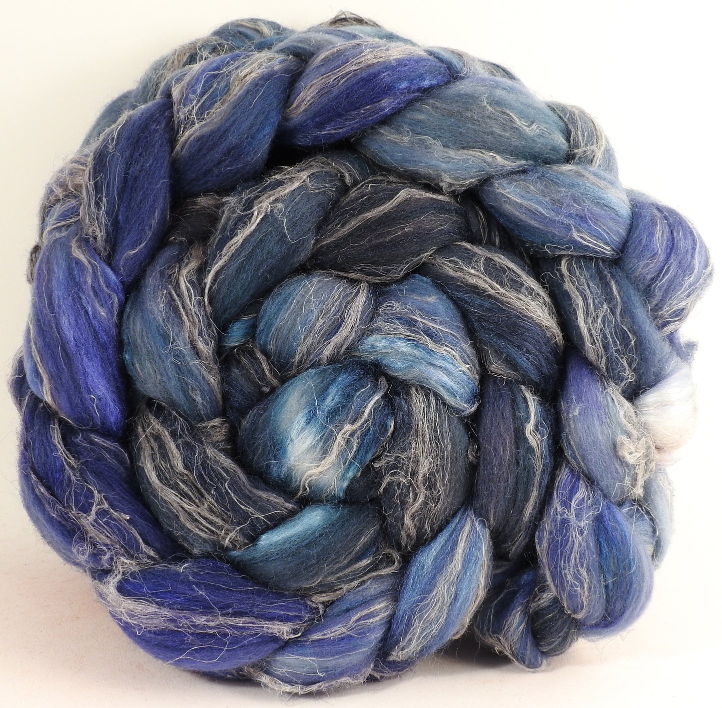 Porpoise - (5.6 oz) Merino/ Tussah Silk/ Natural Flax (50/25/25)