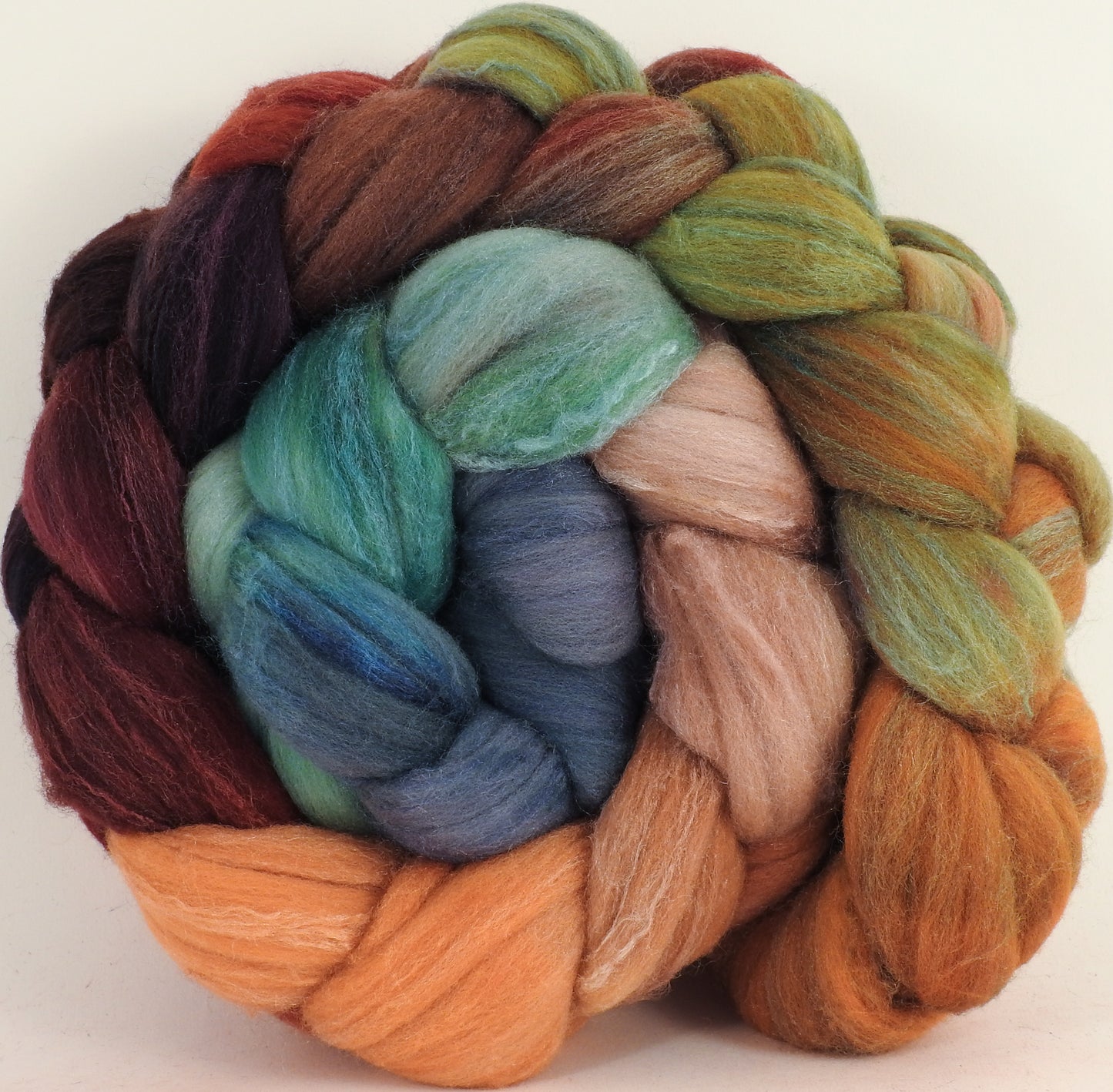 Rambouillet /tussah silk (75/25) - Squirrel's Pantry (5.3 oz) - Inglenook Fibers