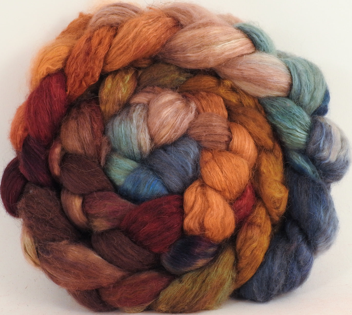 Baby camel/ tussah silk top  (50/50) - Squirrel's Pantry - (4 oz) - Inglenook Fibers