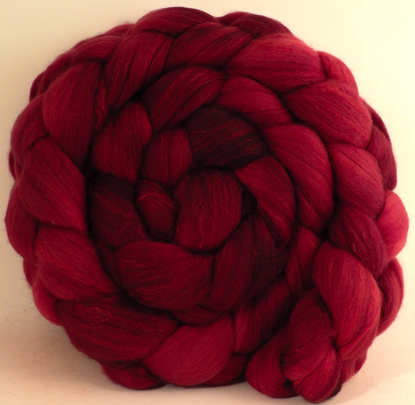 Crimson (6 oz) - Organic Polwarth / Tussah silk (80/20)