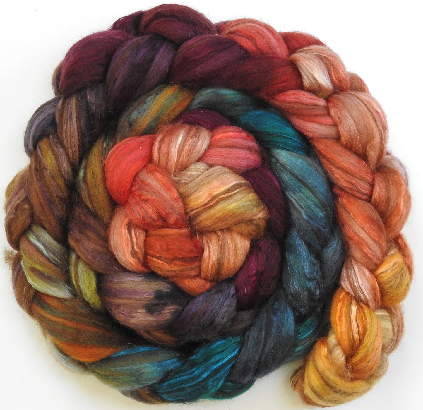 Smaug- ( 5.5 oz) 18.5 mic merino/ camel/ brown alpaca/ mulberry silk/ (40/20/20/20)