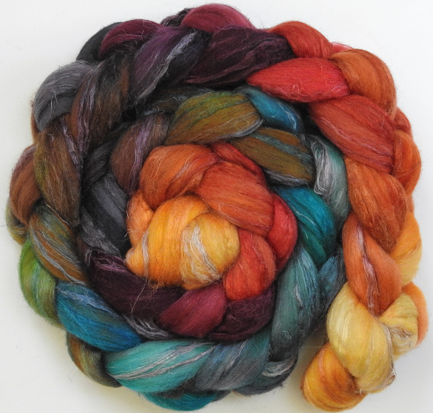Smaug - Merino/ Tussah Silk/ Natural Flax (50/25/25)