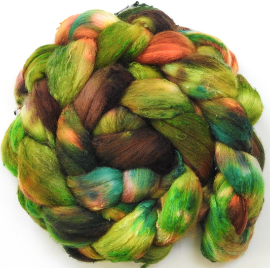 Salad Days (4.5 oz)- 25 micron Merino/ Silk Slubs (70/30)