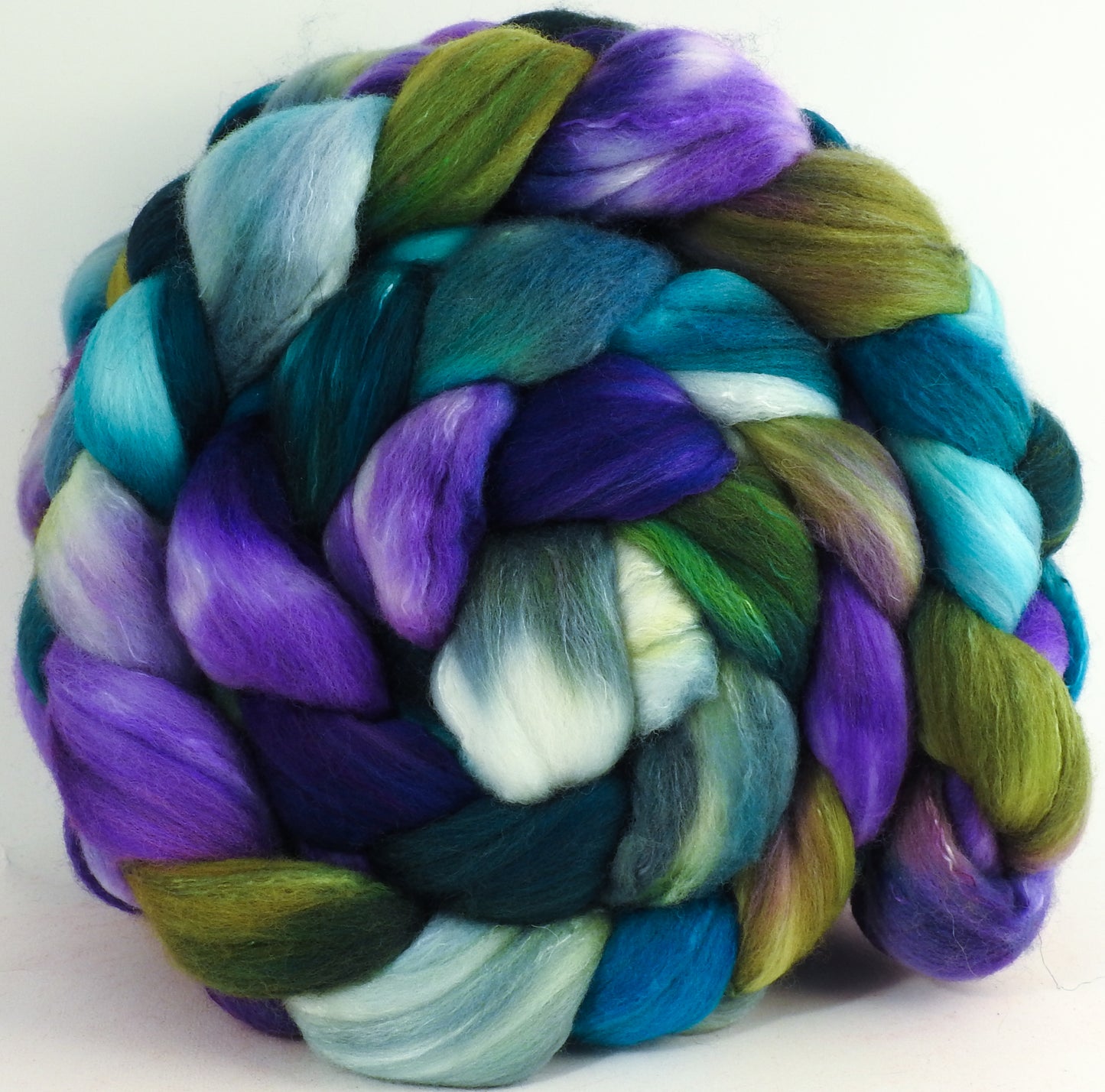 African Violet (5.8 oz) - Organic Polwarth / Tussah silk (80/20)