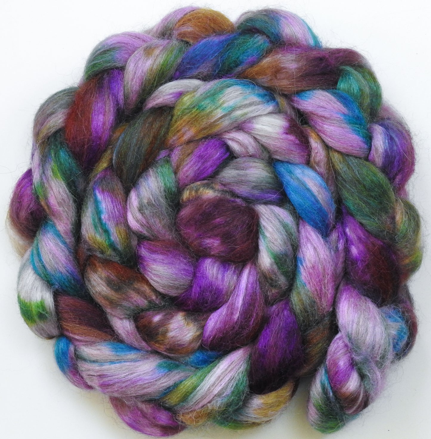 Sweet Violets - Grey Alpaca/Tussah Silk (50/50)
